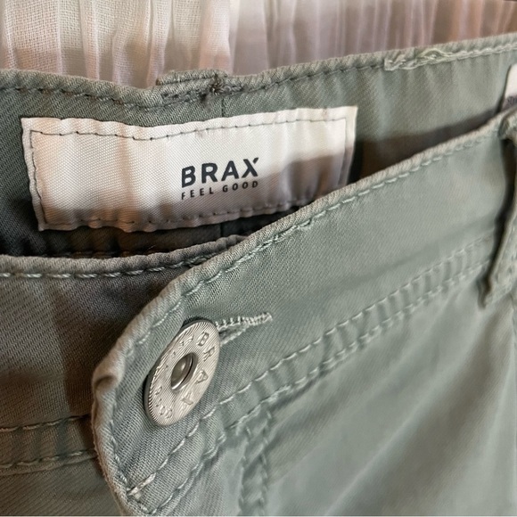 BRAX Cooper Fancy Regular Pale Green Pants, 38/32 - Picture 4 of 13